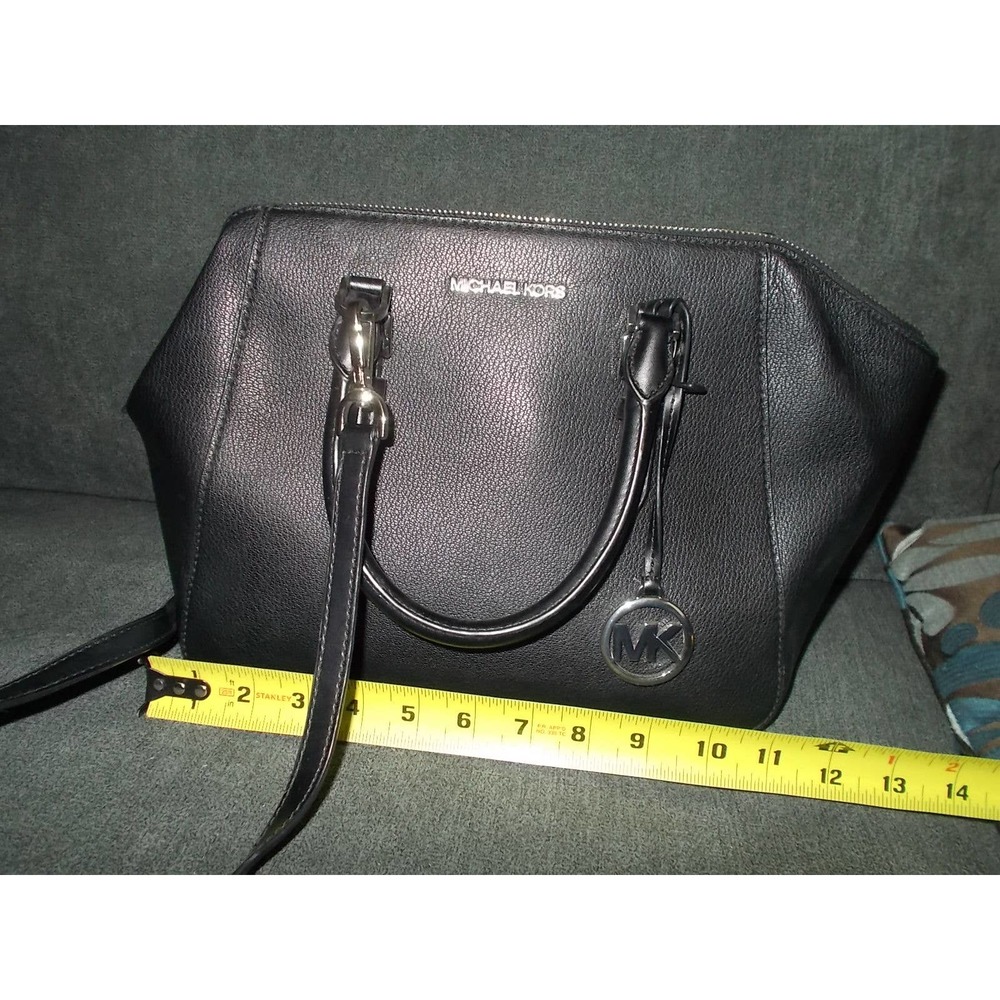 Michael Kors black bag and matching wallet